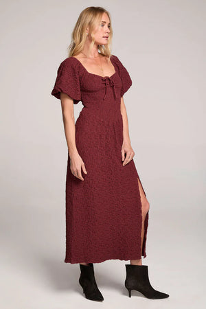 Colyn Sangria Midi Dress | Saltwater Luxe