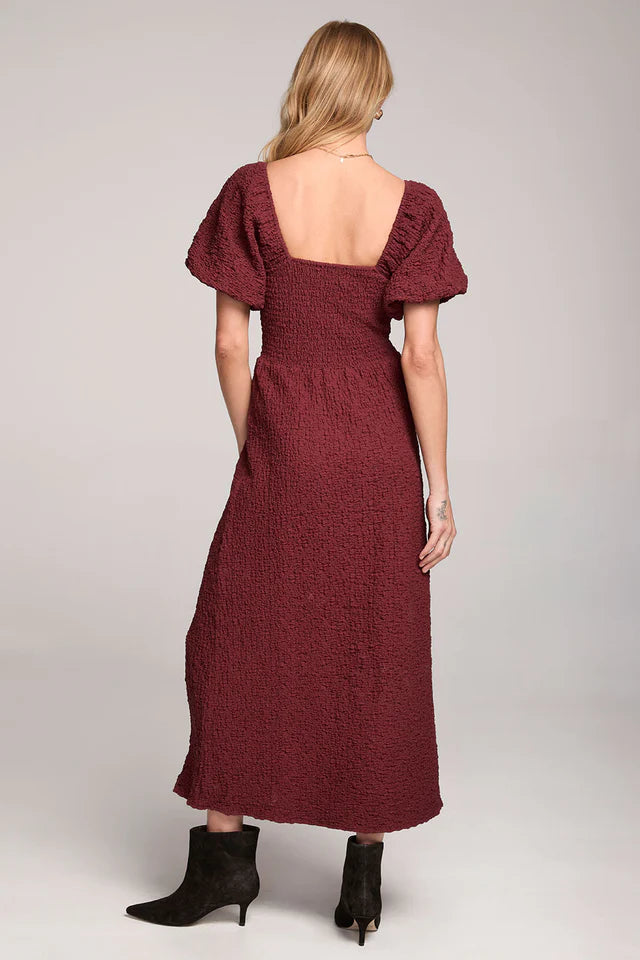 Colyn Sangria Midi Dress | Saltwater Luxe