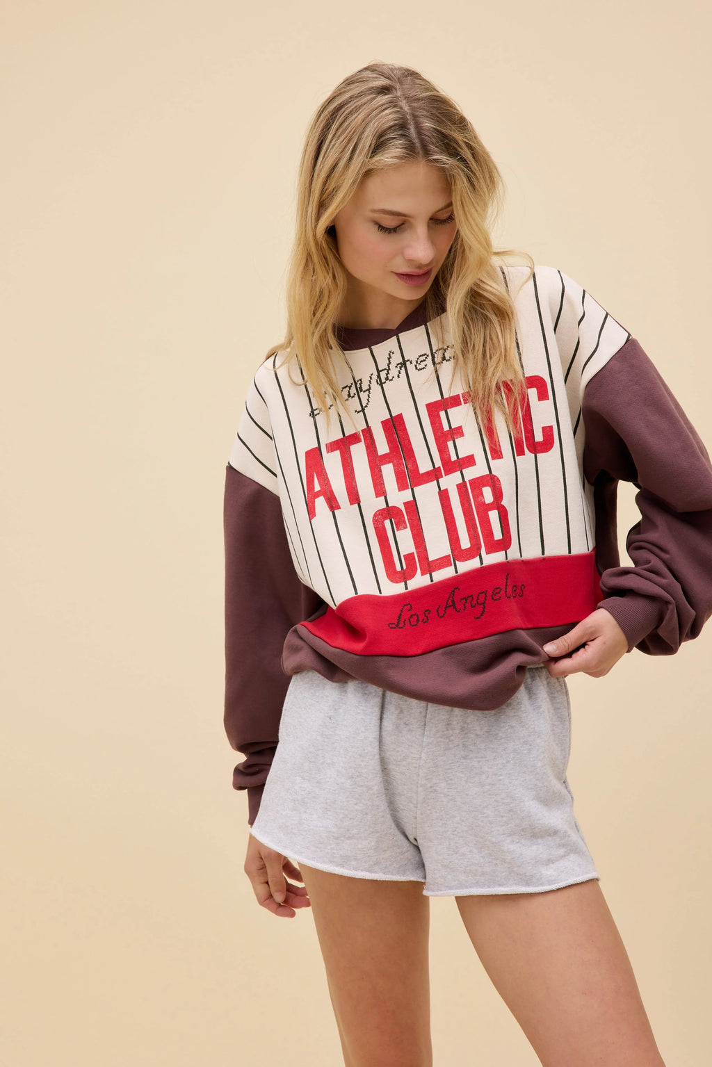 Athletic Club Colour-block Sweatshirt | DAYDREAMER LA