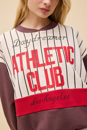 Athletic Club Colour-block Sweatshirt | DAYDREAMER LA