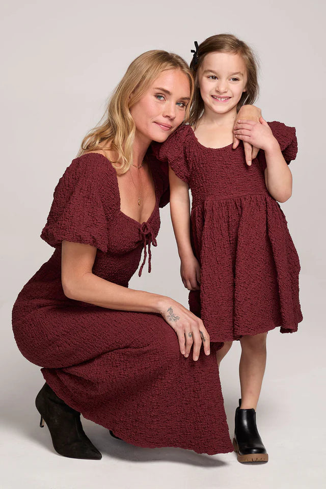 Colyn Sangria Midi Dress | Saltwater Luxe