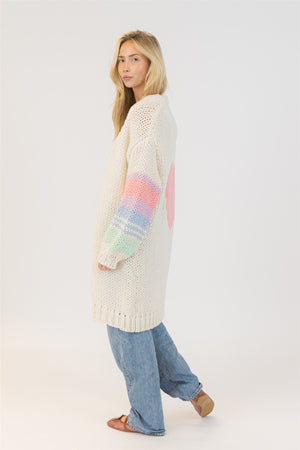 Shiloh Heart Open Cardigan | Lyla & Luxe