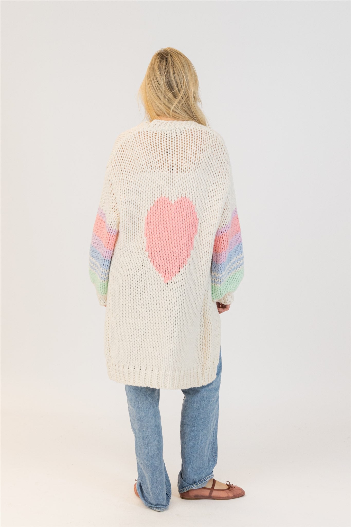 Shiloh Heart Open Cardigan | Lyla & Luxe
