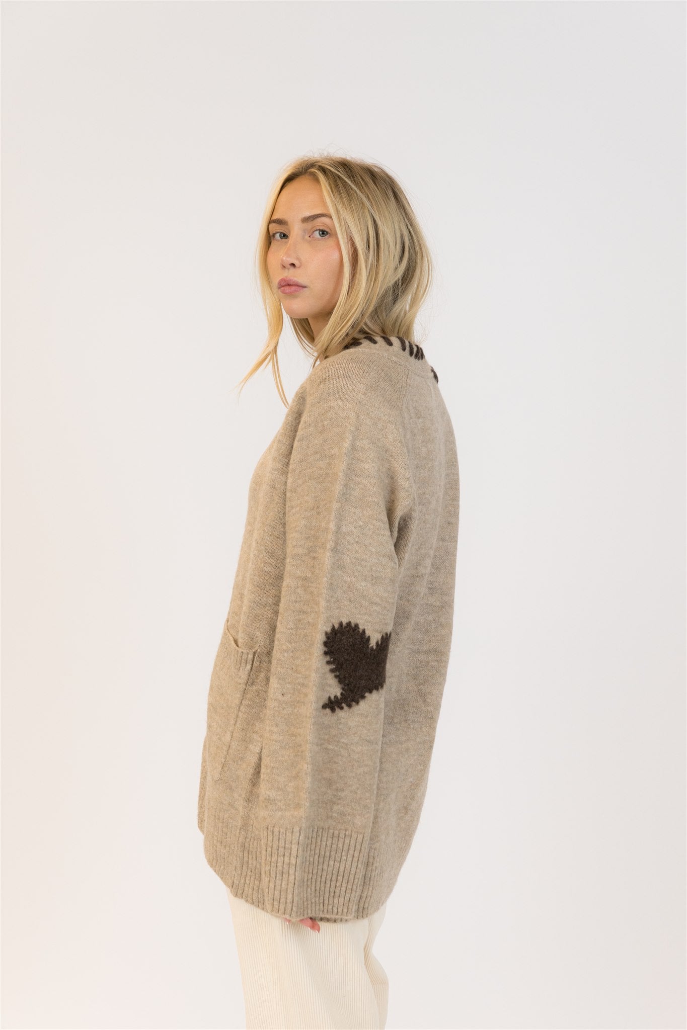Shyla Heart Cardigan | Lyla & Luxe