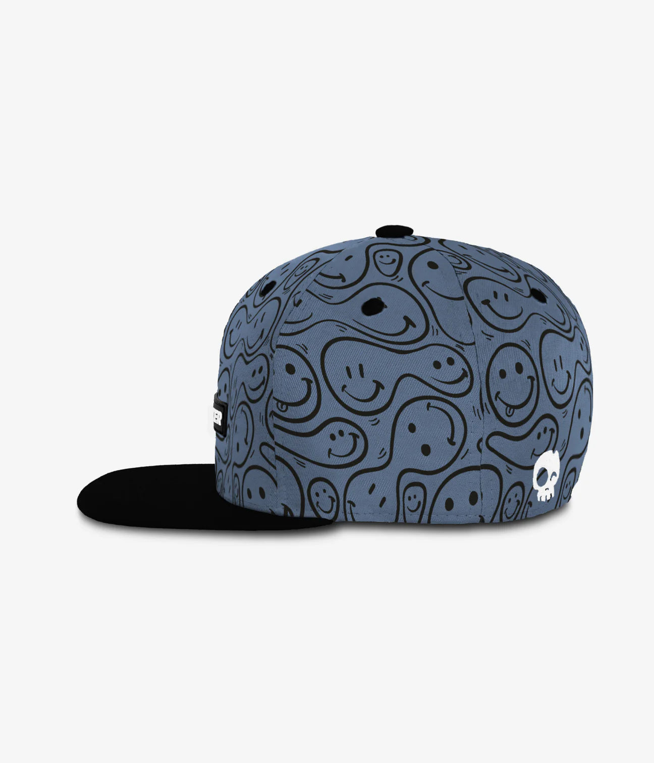Simply Happy Snapback - Slate Blue |  Headster