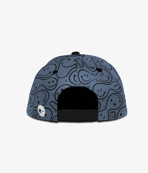 Simply Happy Snapback - Slate Blue |  Headster