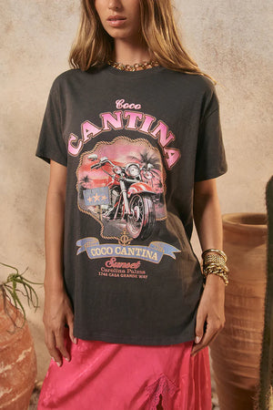 Coco Cantina Biker Tee | SPELL