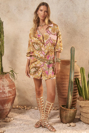 Lovers And Dreamers Shirt - Champagne Pink | SPELL