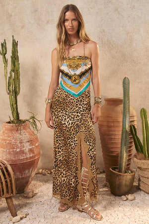 Samantha Bias Skirt - Leopard | SPELL
