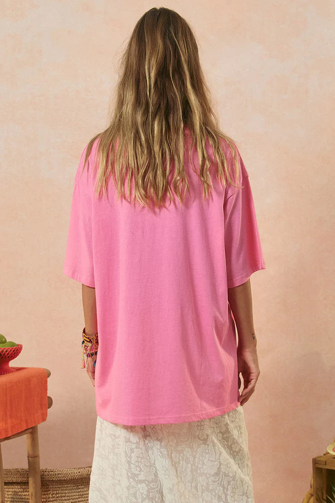Marina Piccola Oversized Biker Tee | Spell