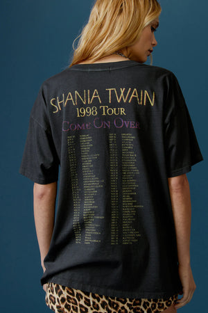 Shania Twain Come On Over 1988 Tour Merch Tee - Daydreamer