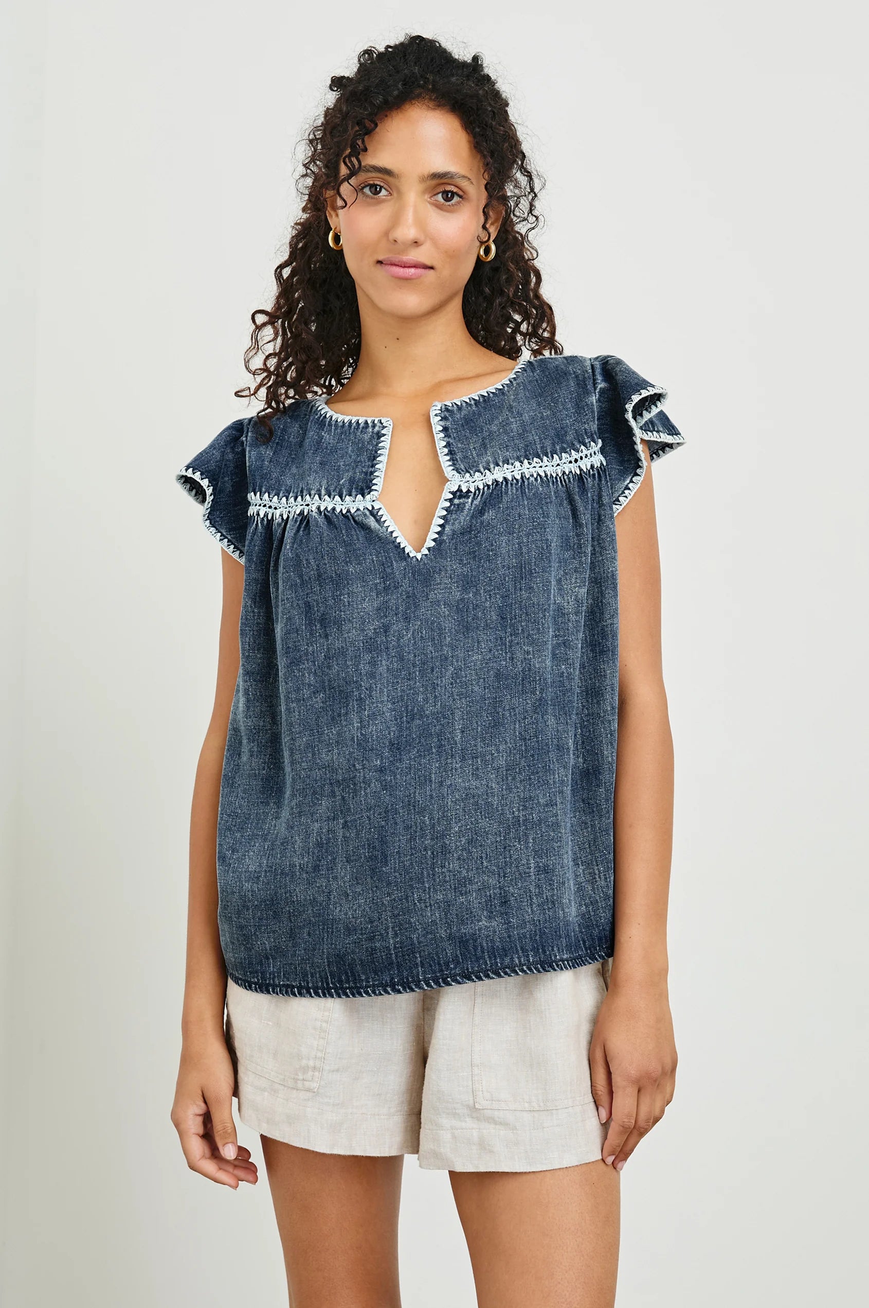 Tafia Top - Classic Blue | Rails