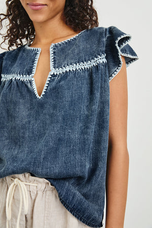 Tafia Top - Classic Blue | Rails