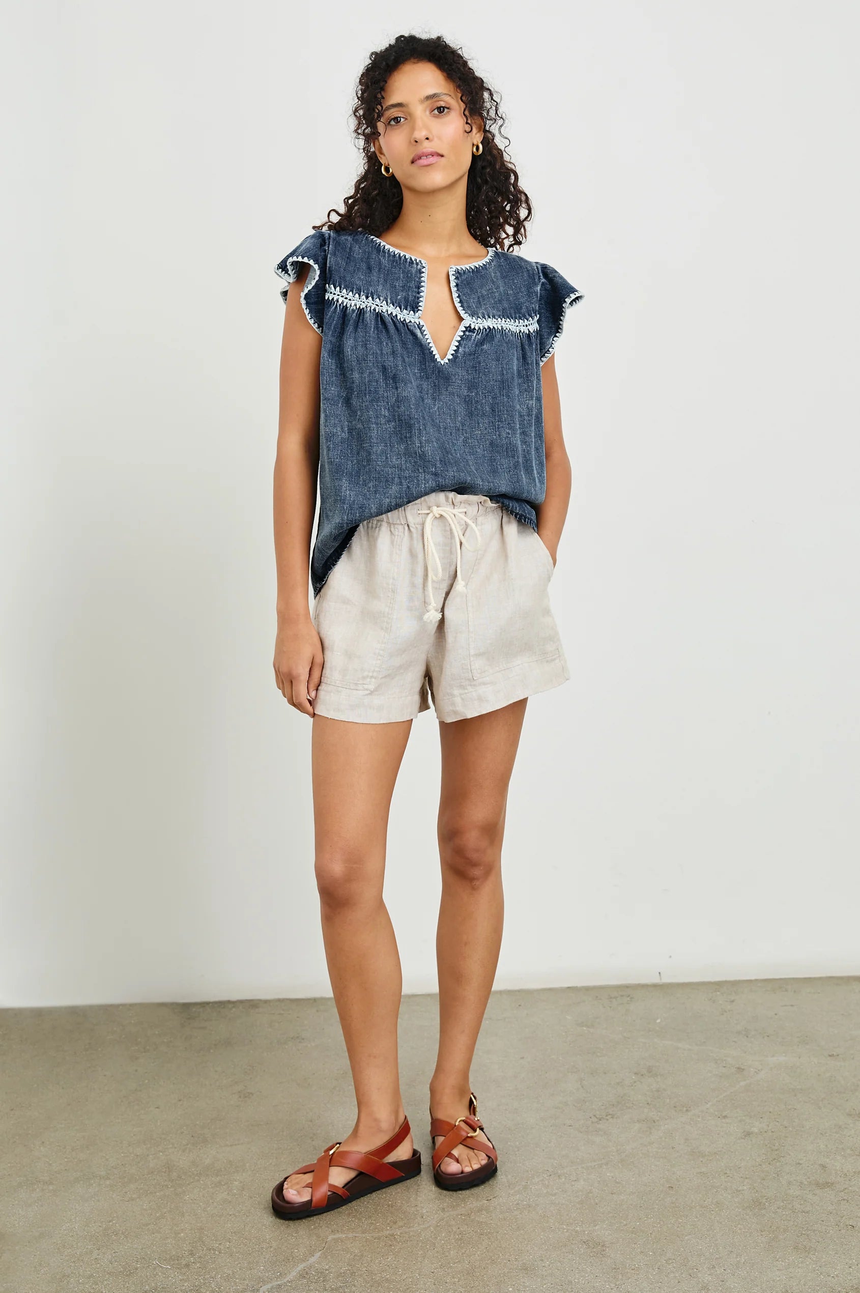 Tafia Top - Classic Blue | Rails