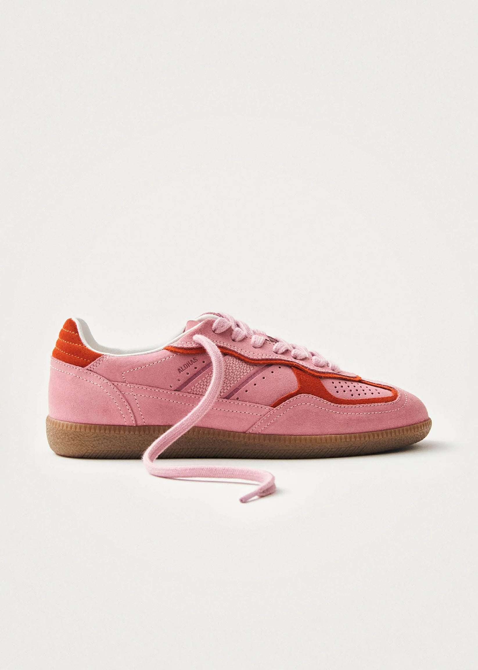 Sea Pink Leather Sneakers | Alohas