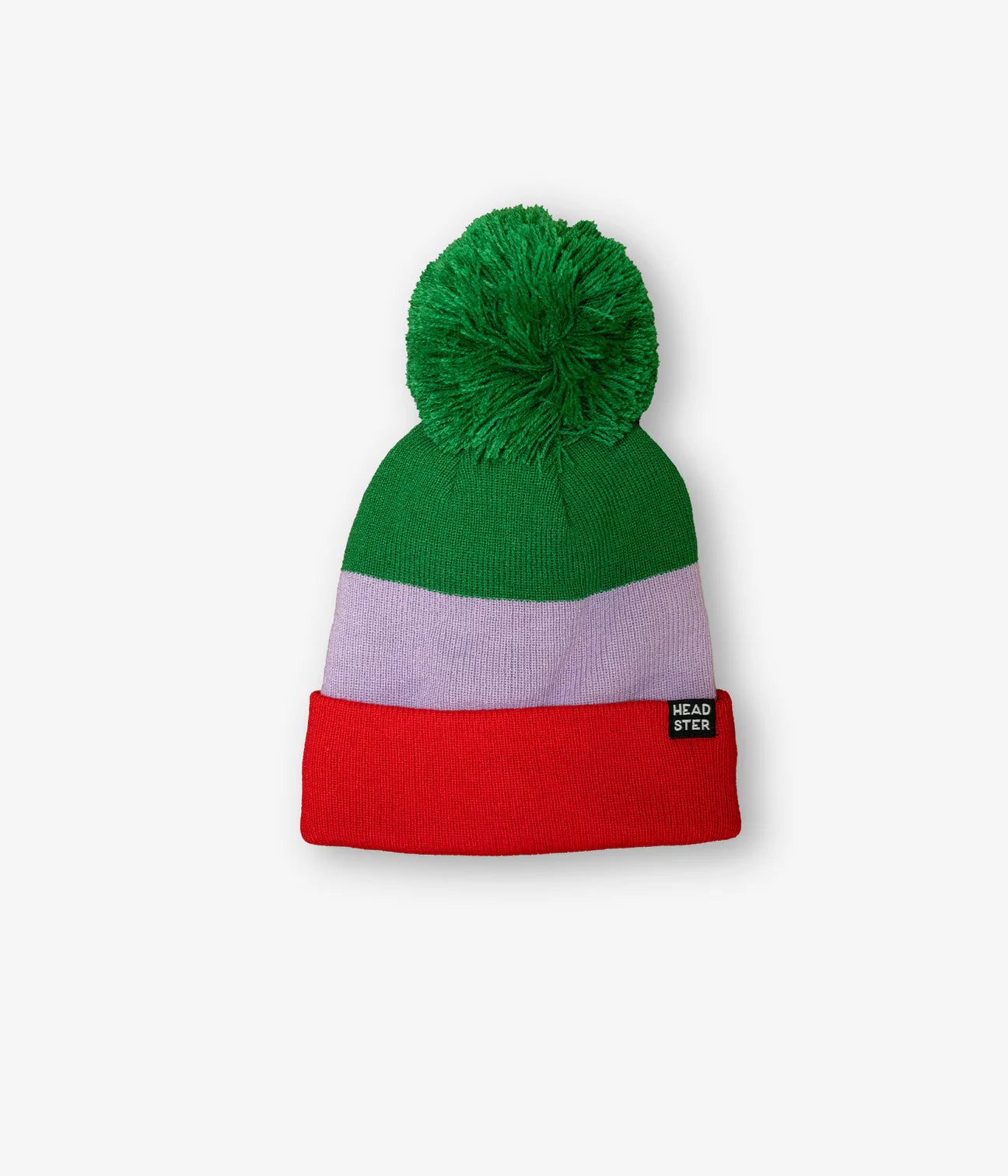 Tricolor Beanie Lined With Fleece - Tokyo Red | Headster