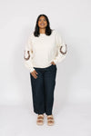 Yeehaw Sweater in Cream/Brown | Smash & Tess