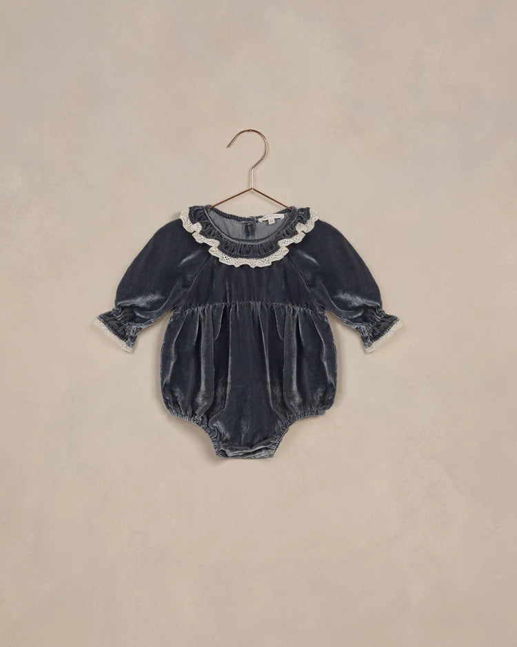 Adaline Romper - Midnight | Noralee