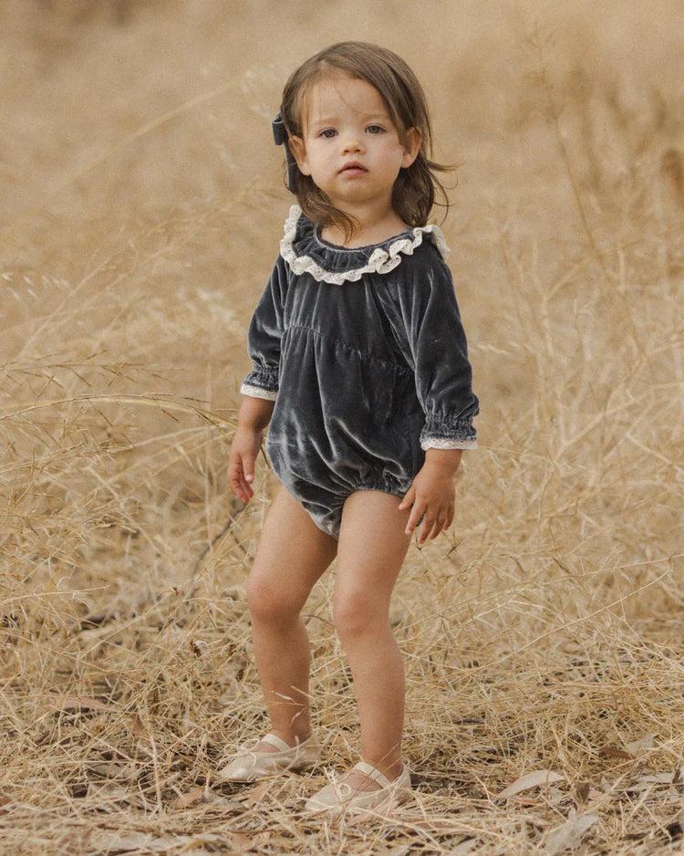 Adaline Romper - Midnight | Noralee