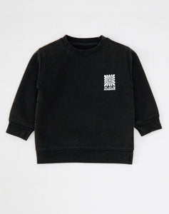 You Are My Sunshine Kids Crew - Acid Wash Black | BTL