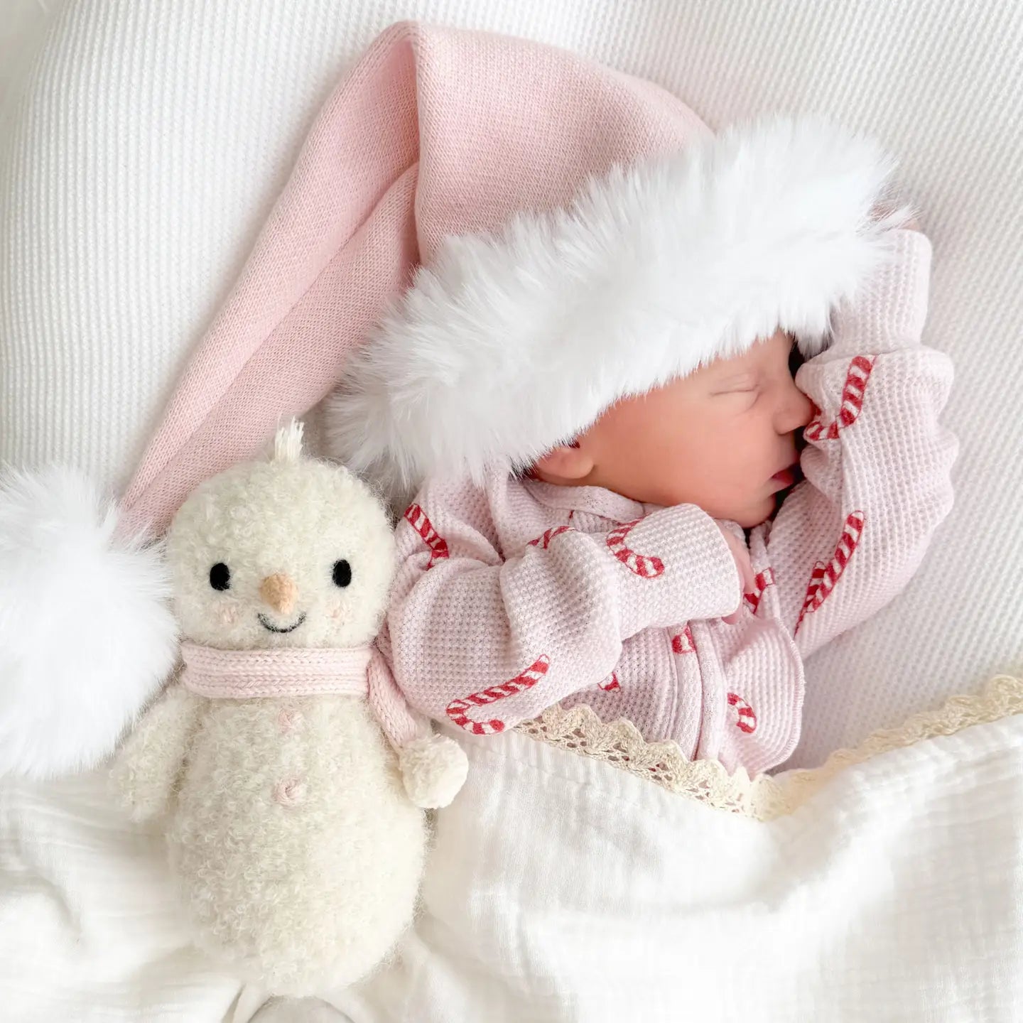 Baby Snowman - Blush | Cuddle & Kind