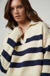 Lucie Striped Knit - Velvet