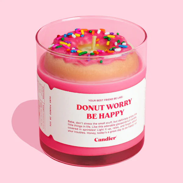 Donut Worry Candle - Candier