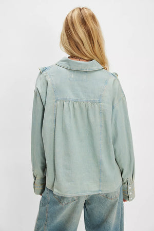 Tattered and Ruffled Shirt | Free People