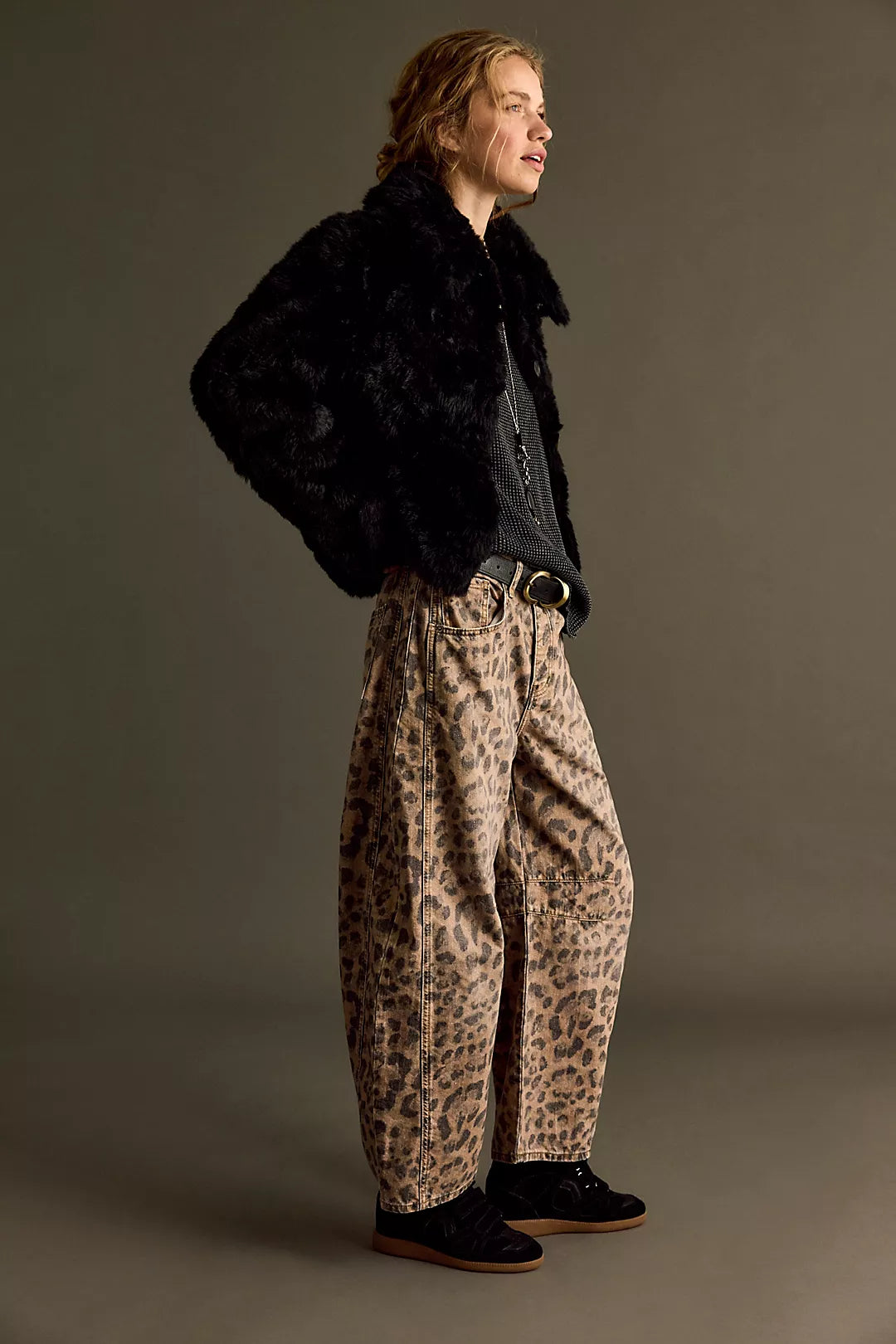 Good Luck Barrel Printed - Brown Sugar Combo | Free People