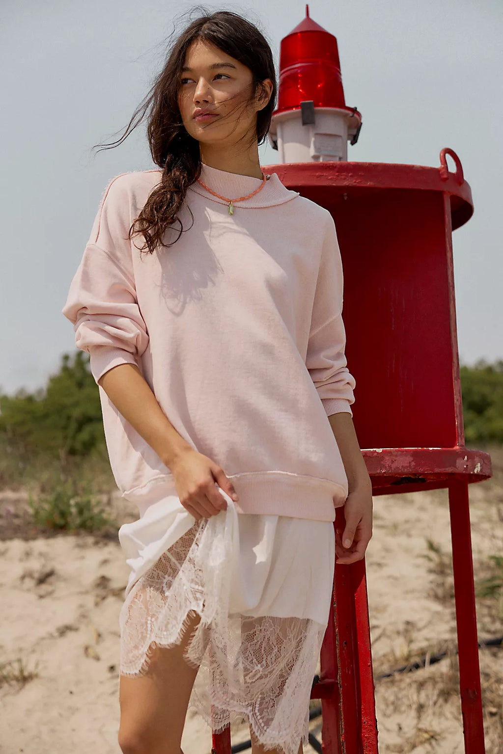 Palm Springs Pullover - Mauve Chalk | Free People