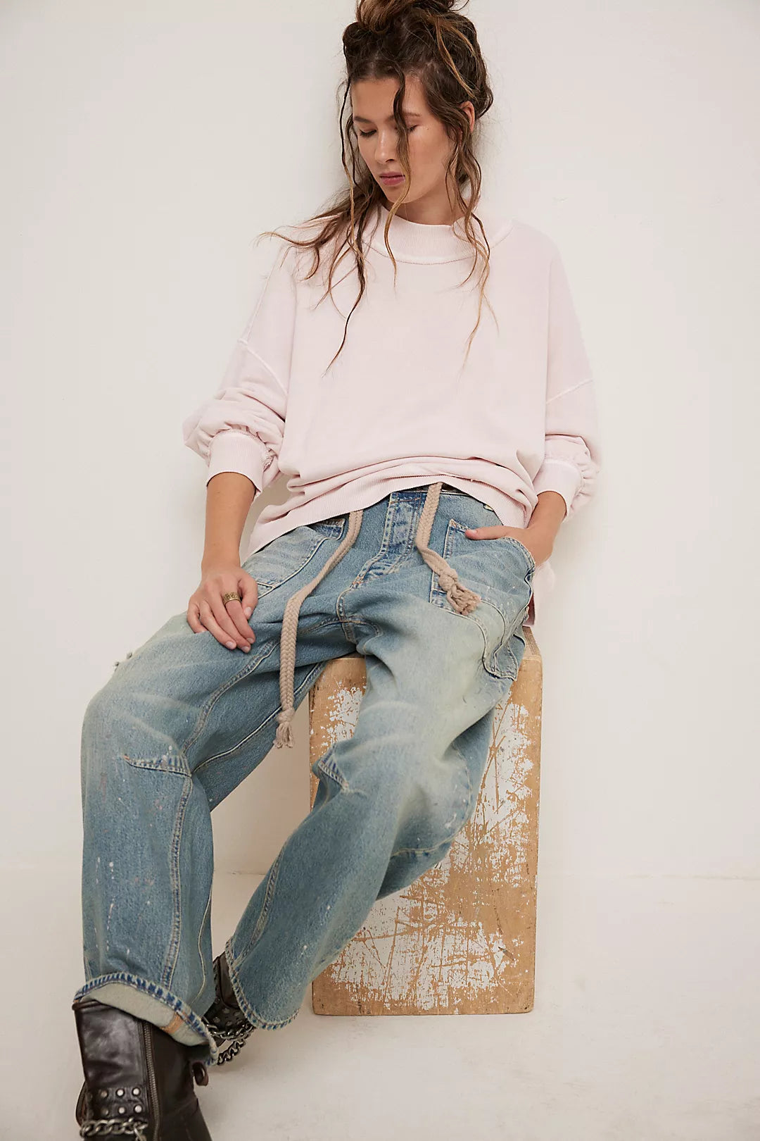 Palm Springs Pullover - Mauve Chalk | Free People