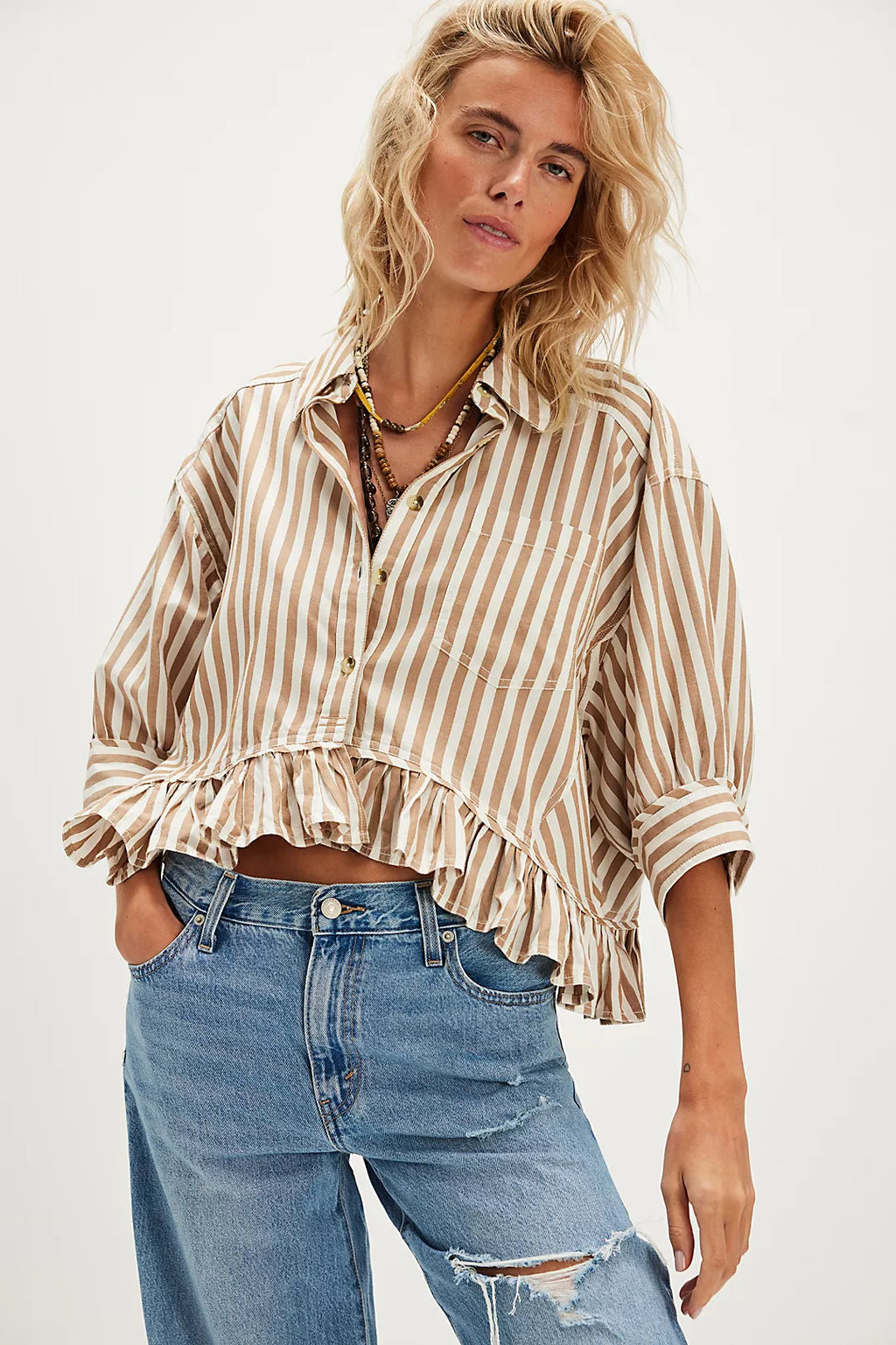Bailey Stripe Shirt | Free People