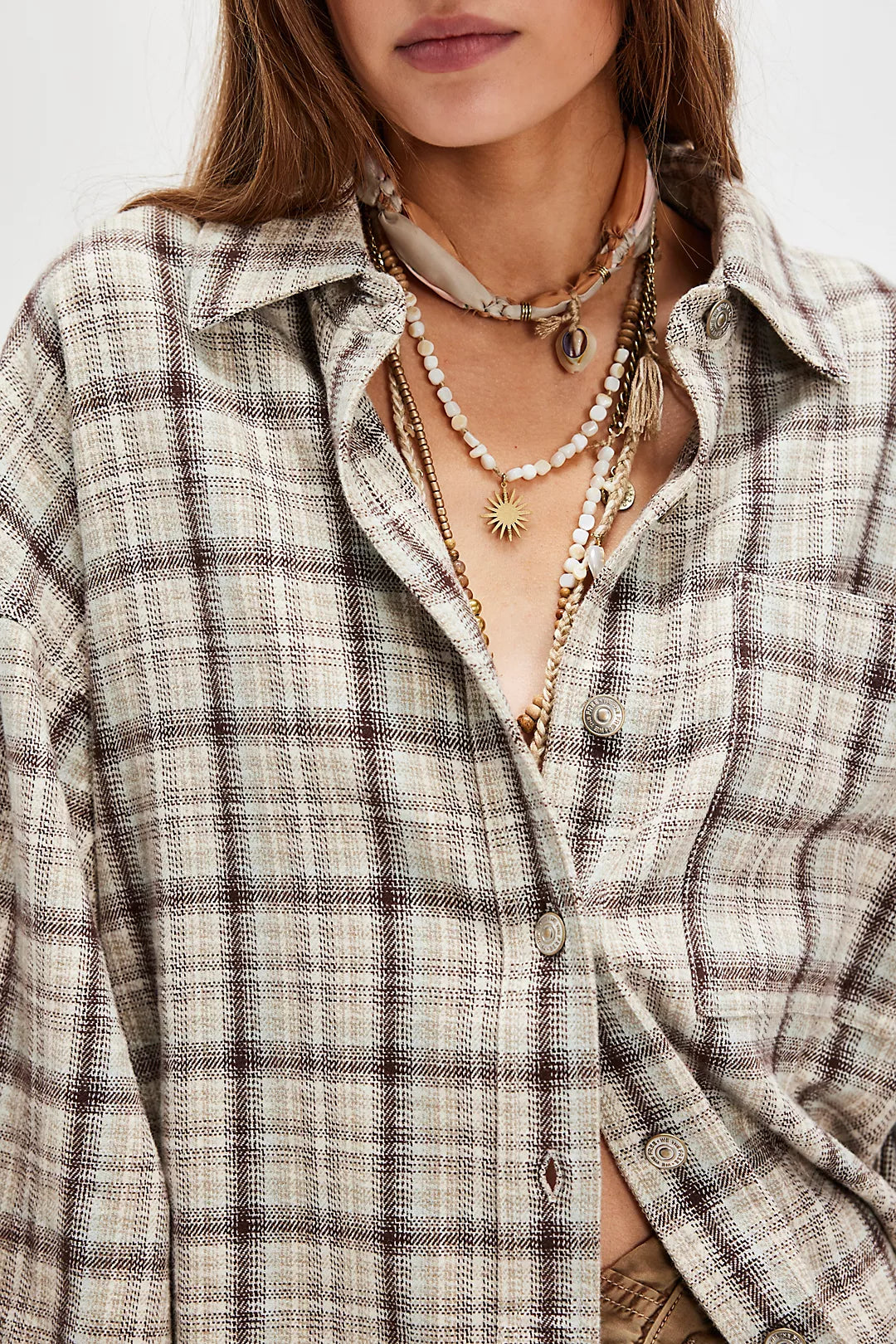 Ashley Plaid Shirt | Free People