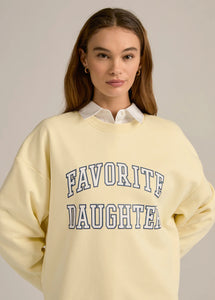 The Collegiate Sweatshirt - Moonbeam | Favorite Daughter