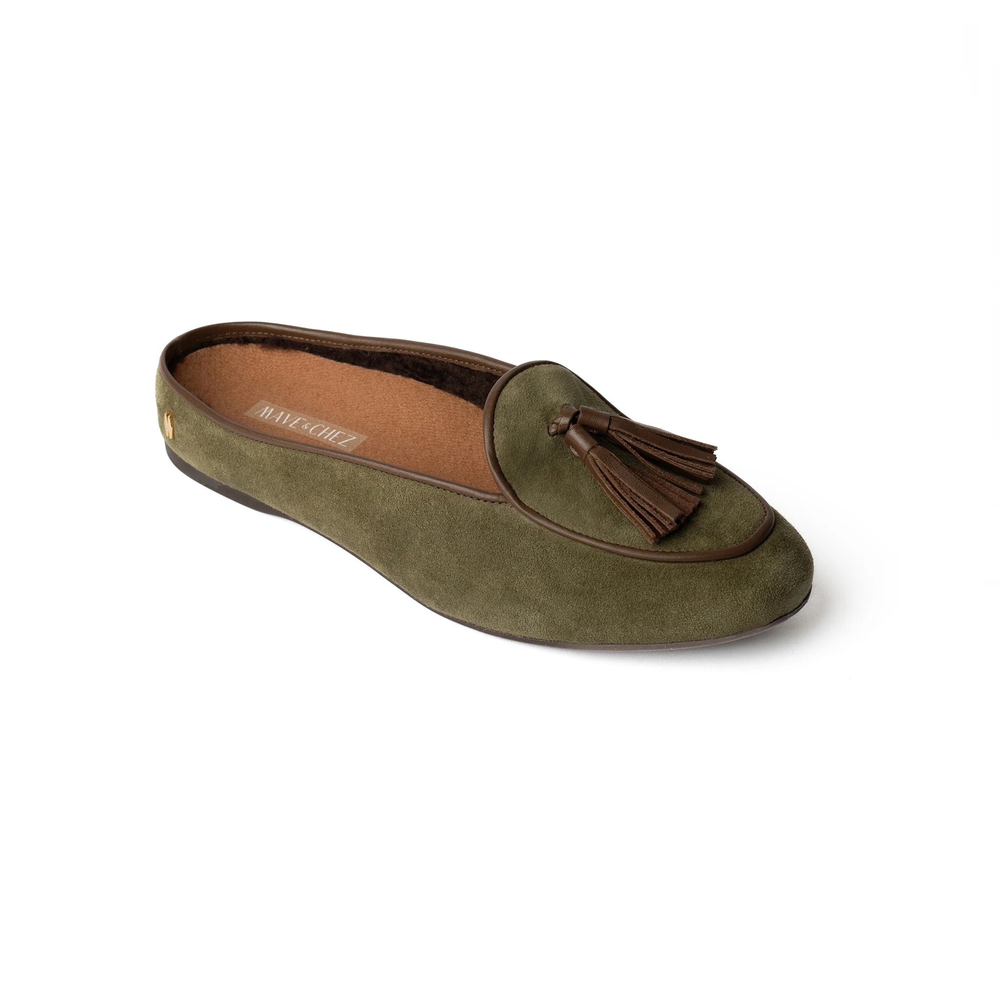 The Frida - Olive Suede | Mave & Chez