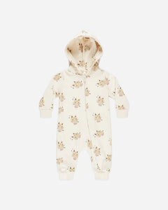 Hooded Jumpsuit - Coyote | Rylee & Cru