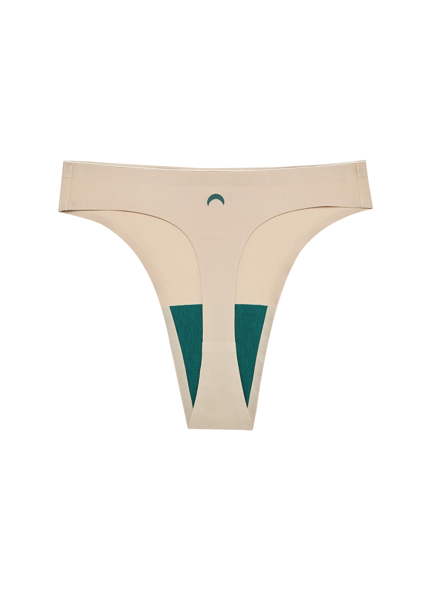 Seamless High Rise Thong - Beige | HUHA