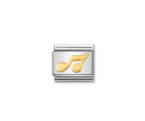 Gold Music Note - Composable Link | Nomination Italy