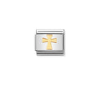 Gold Cross Symbol - Composable Link | Nomination Italy