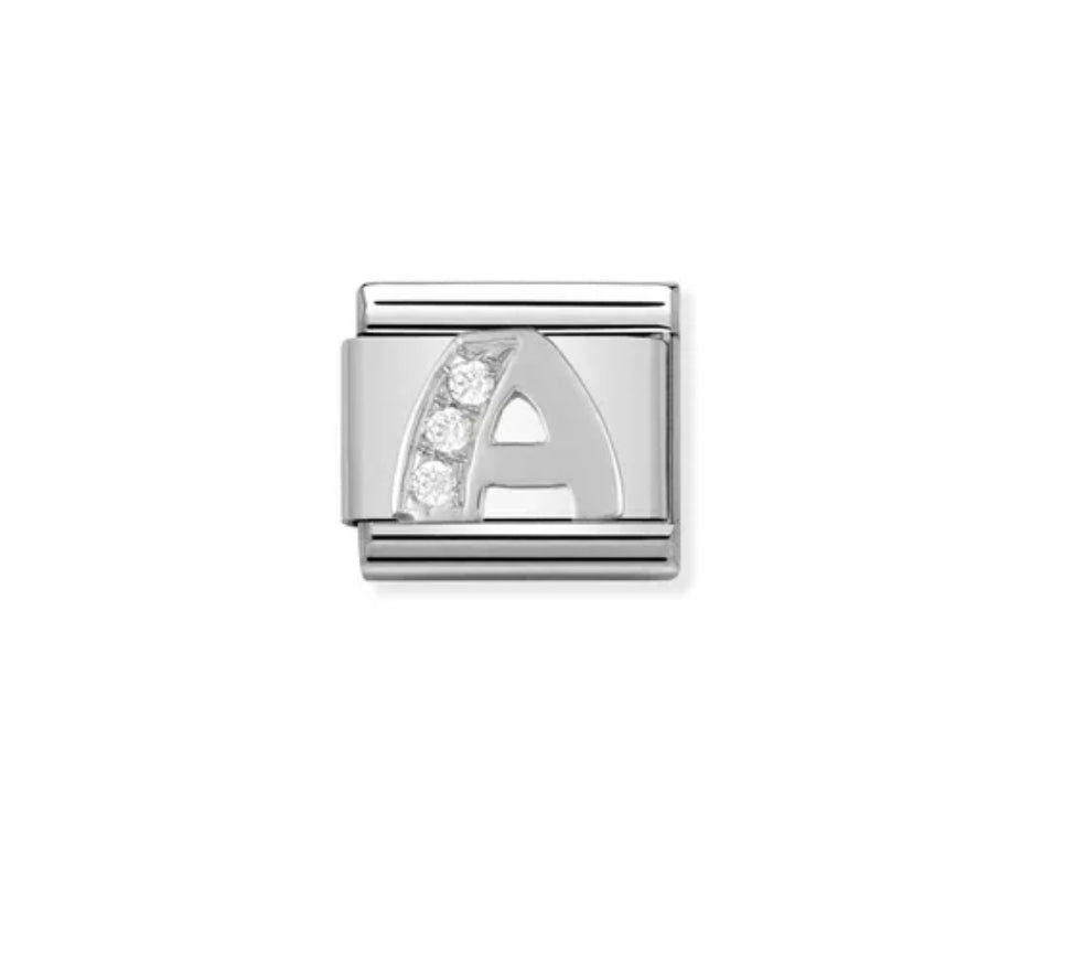 Silver Letters - Composable Link | Nomination Italy