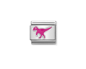 Silver Pink T-Rex - Composable Link | Nomination Italy
