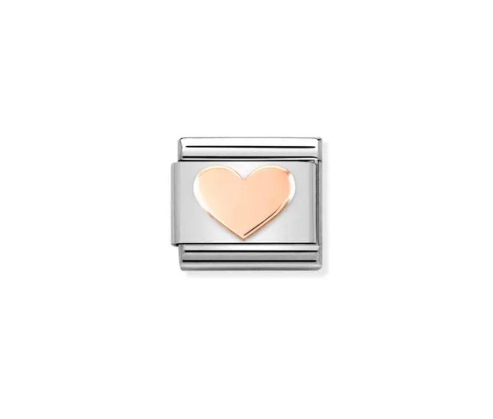 Rose Gold Heart - Composable Link | Nomination Italy