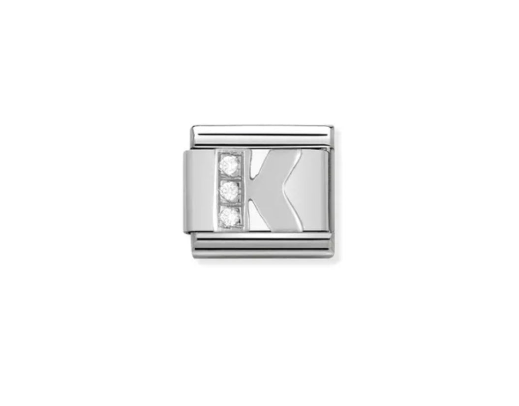 Silver Letters - Composable Link | Nomination Italy