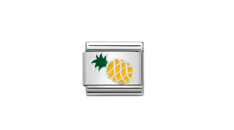 Silver Pineapple - Composable Link | Nomination Italy