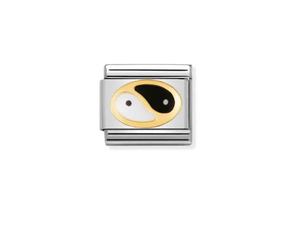 Gold Yin Yang - Composable Link | Nomination Italy