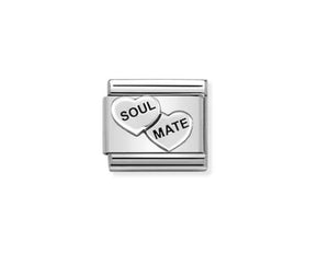 Silver Soul Mates - Composable Link | Nomination Italy