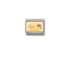 Gold Birthstone Months - Composable Link | Nomination Italy