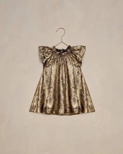 Isabella Dress - Gold | Noralee