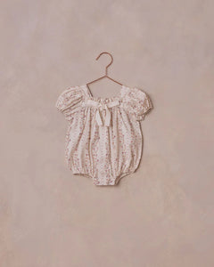 Lyla Romper - Floral Stripe | Noralee