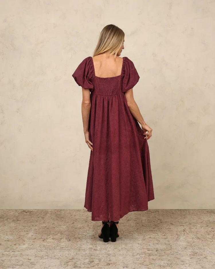 Oceane Dress - Fig | Noralee